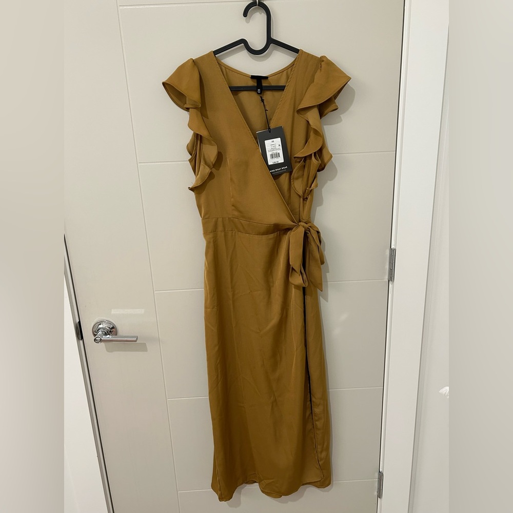 Midi/Maxi Mustard Yellow Dress size XS